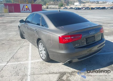 2014 Audi A6 3.0T Premium Plus from USA, damaged, VIN WAUHGAFC2EN029805